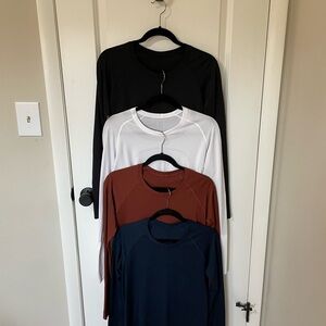 Bundle lululemon Swiftly Tech Long Sleeve. Size 10.